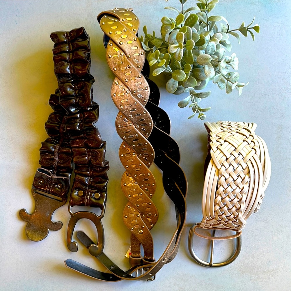 Three belts in great condition!